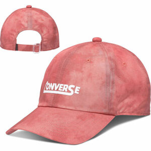 Converse GRAPHIC WASHED BASEBALL CAP MPU Unisex kšiltovka, růžová, velikost UNI