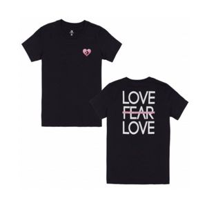 Converse LOVE THE PROGRESS černá M - Dámské tričko