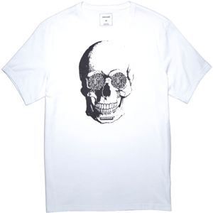 Converse VAN DE WALL SKULL TEE bílá XL - Pánské tričko
