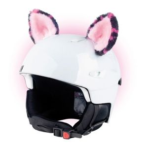 Crazy Ears KOČKA RŮŽOVÁ Uši na helmu, růžová, veľkosť UNI