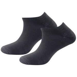 Devold DAILY MERINO SHORTY SOCK 2PK Unisex ponožky, černá, velikost 41-46