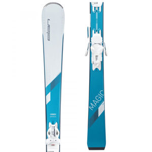 Elan WHITE MAGIC LS + ELW 9  140 - Dámské sjezdové lyže