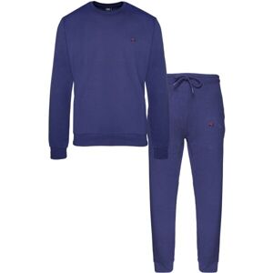 Fila IN COTTON BRUSHED FLEECE Pánské pyžamo, modrá, veľkosť XXL