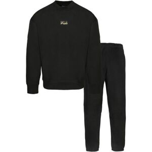 Fila IN BRUSHED COTTON FLEECE Unisex pyžamo, černá, veľkosť XS