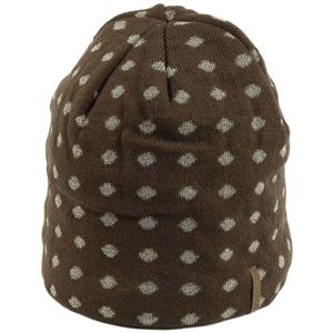 Finmark WINTER HAT Zimní pletená čepice, hnědá, velikost