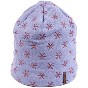 Finmark WINTER HAT Dámská pletená čepice, fialová, velikost UNI