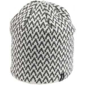 Finmark WINTER HAT Zimní pletená čepice, bílá, veľkosť UNI