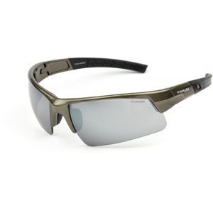 Finmark FNKX2027 Sportovní sluneční brýle, khaki, velikost UNI