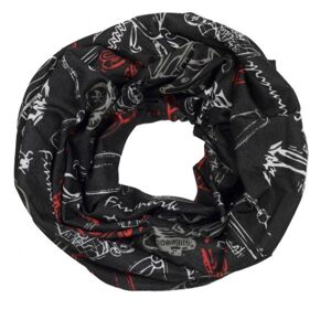 Finmark Multifunkční šátek Multifunkční šátek, Černá,Bílá,Červená, velikost os