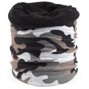 Finmark MULTIFUNCTIONAL SCARF WITH FLEECE Multifunkční šátek s fleecem, mix, velikost