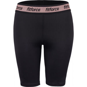 Fitforce SOLTA Dámské fitness šortky, černá, velikost M