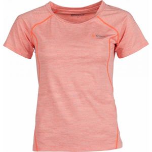 Fitforce NESSA Dámské sportovní triko, Lososová,Oranžová, velikost S