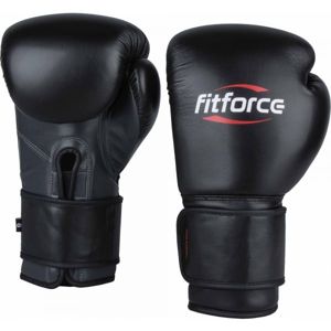 Fitforce PATROL Tréninkové boxerské rukavice, Černá,Bílá,Červená, velikost 14