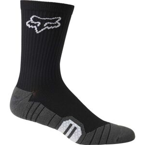 Fox 8" RANGER CUSHION Cyklistické ponožky, Černá, velikost S/M