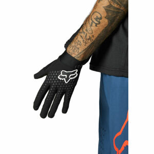 Fox DEFEND Pánské cyklistické rukavice, černá, velikost M