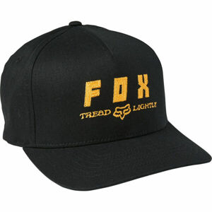 Fox TREAD LIGHTLY FLEXFIT Kšiltovka, Černá,Žlutá, velikost L/XL