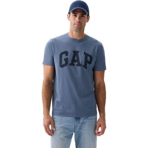 GAP BASIC LOGO Pánské tričko, modrá, velikost