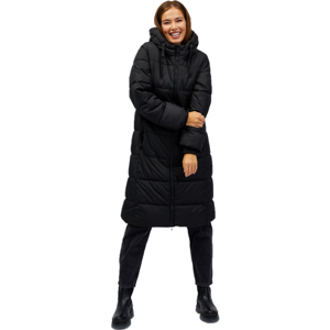 GAP MAXI LONG PUFFER LOGO Dámská zimní bunda, černá, veľkosť XXS