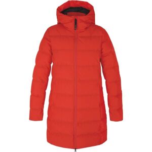Hannah GAIA Dámský péřový kabát, červená, velikost