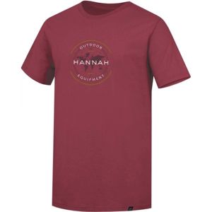 Hannah BURCH vínová M - Pánské tričko