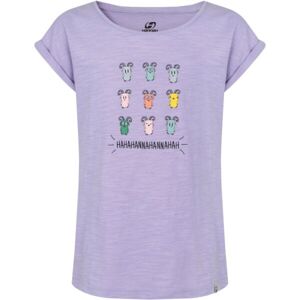 Hannah KAIA JR Dívčí tričko, fialová, velikost 164