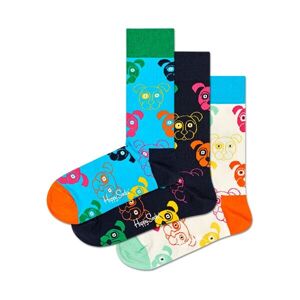 HAPPY SOCKS MIXED DOG GIFT SET 3P Klasické ponožky, mix, velikost 36-40