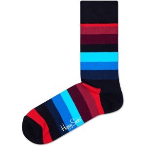 HAPPY SOCKS STRIPE Klasické ponožky, černá, velikost 36-40