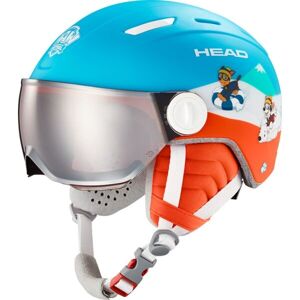 Head MOJO VISOR Dětská lyžařská helma, tyrkysová, velikost