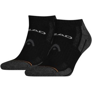 Head PERFORMANCE SNEAKER 2P Ponožky, černá, veľkosť 43-46