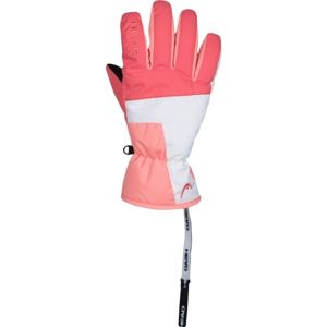 Head VAL růžová 8-10 - Dětské lyžařské rukavice