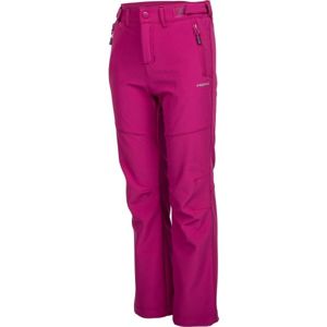 Head ZAVID růžová 128-134 - Dětské softshellové kalhoty