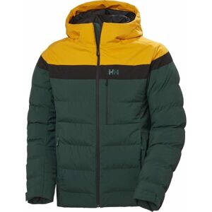 Helly Hansen BOSSANOVA PUFFY JACKET Pánská lyžařská bunda, tmavě zelená, velikost XL