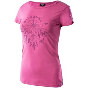 Hi-Tec LADY EBERRY růžová S - Dámské triko