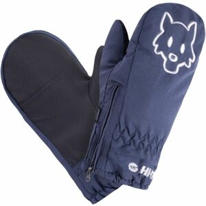 Hi-Tec NODE Dětské palcové rukavice, Tmavě modrá, velikost L/XL