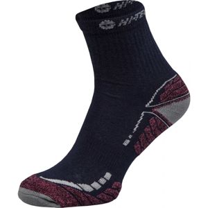 Hi-Tec VARONA Dámské ponožky, Černá,Tmavě šedá,Červená, velikost 39-42