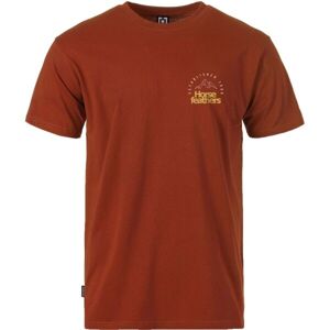 Horsefeathers PEAK EMBLEM T-SHIRT Pánské tričko, červená, velikost XXL