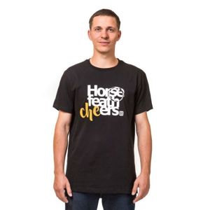 Horsefeathers CHEERS T-SHIRT černá XL - Pánské tričko