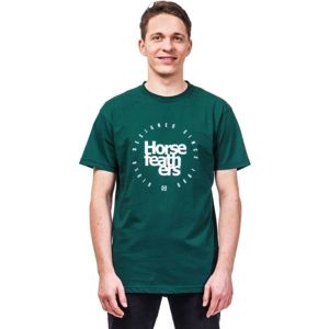 Horsefeathers DENK T-SHIRT tmavě zelená M - Pánské tričko