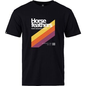 Horsefeathers VHS Pánské tričko, černá, velikost