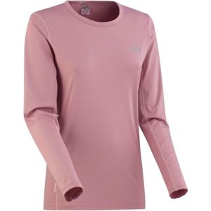 KARI TRAA NORA LS růžová M - Dámské tréninkové tričko s dlouhým rukávem