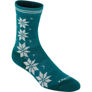 KARI TRAA VINST WOOL SOCK 2PK Dámské vlněné ponožky, modrá, velikost 36-38