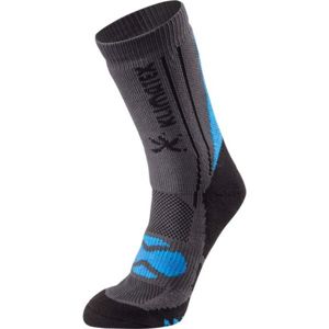 Klimatex ITTO Unisexové outdoorové ponožky, Tmavě šedá,Černá,Modrá, velikost 45-47