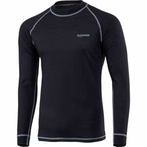 Klimatex MENT Pánské vlněné triko, černá, velikost XL