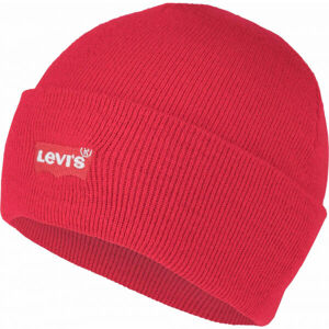 Levi's RED BATWING EMBROIDERED Zimní čepice, červená, velikost UNI