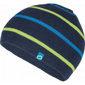 Lewro BENY Chlapecká pletená čepice, Tmavě modrá,Světle zelená,Modrá, velikost