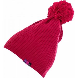 Lewro BAM růžová 8-11 - Dětská pletená čepice