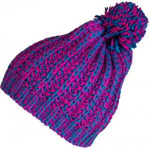 Lewro HANKA růžová 12-15 - Dívčí pletená čepice