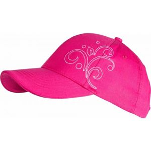 Lewro JANUA růžová 8-11 - Dívčí čepice s kšiltem