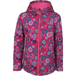 Lewro MARYLIN růžová 152-158 - Dětská softshellová bunda