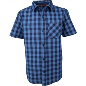 Lewro PAUL modrá 116-122 - Košile s krátkým rukávem